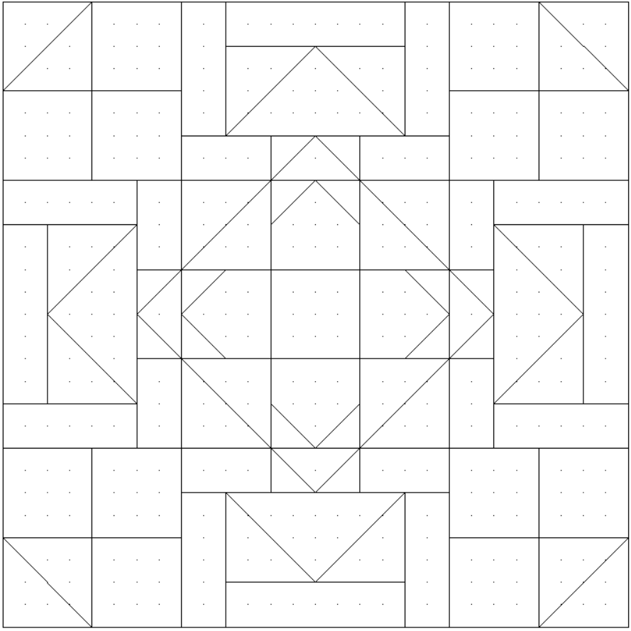 Сетка блока №7 проекта "Мерцающие снежинки"