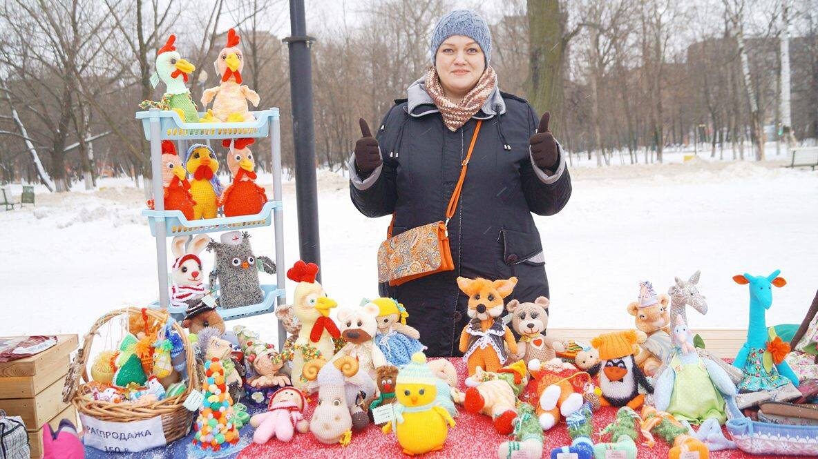 Фото автора статьи. На ярмарке.