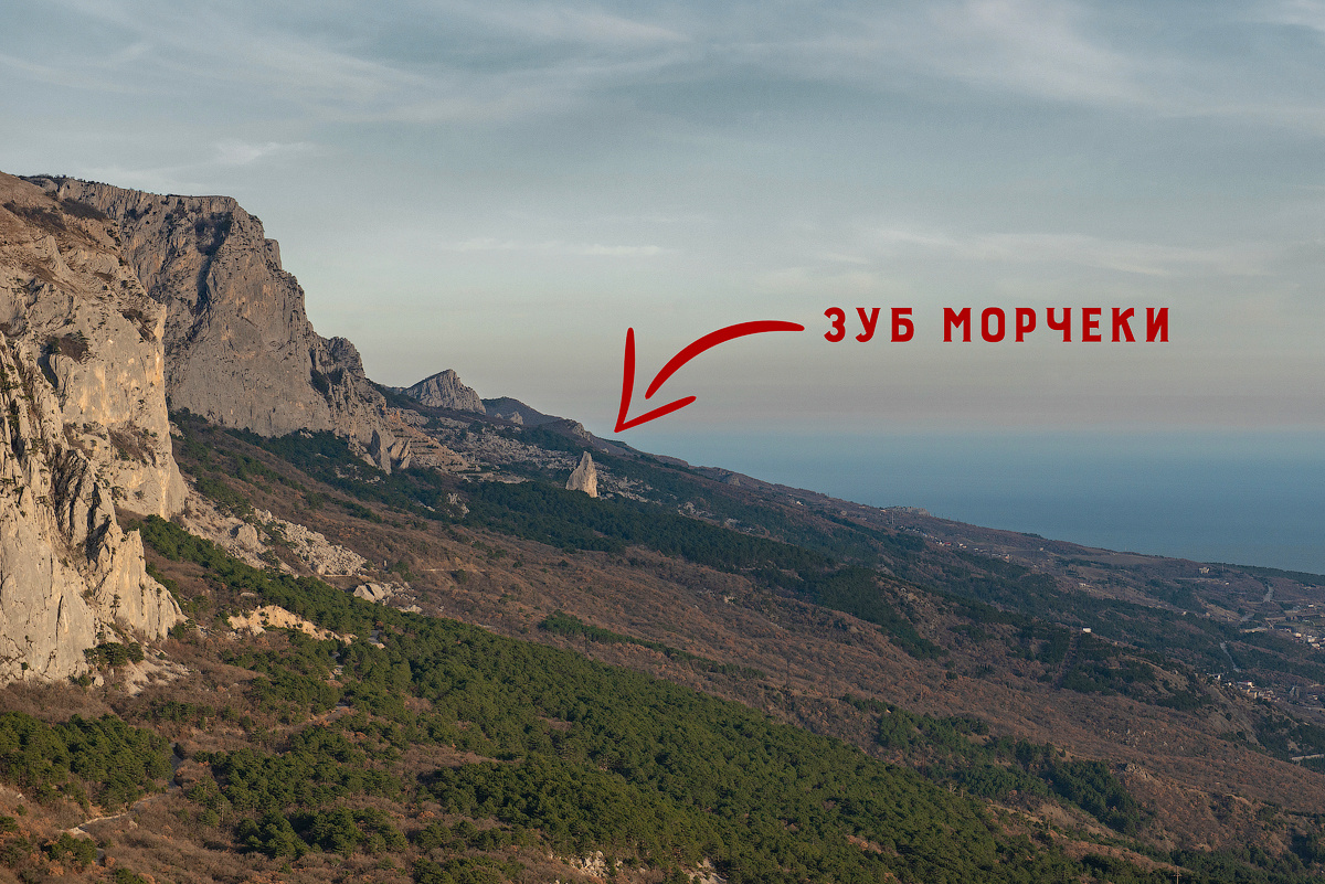 Вид с горной вершины Куба-Кая