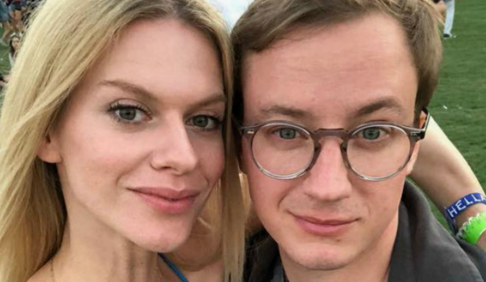 Степан Добровольский с женой