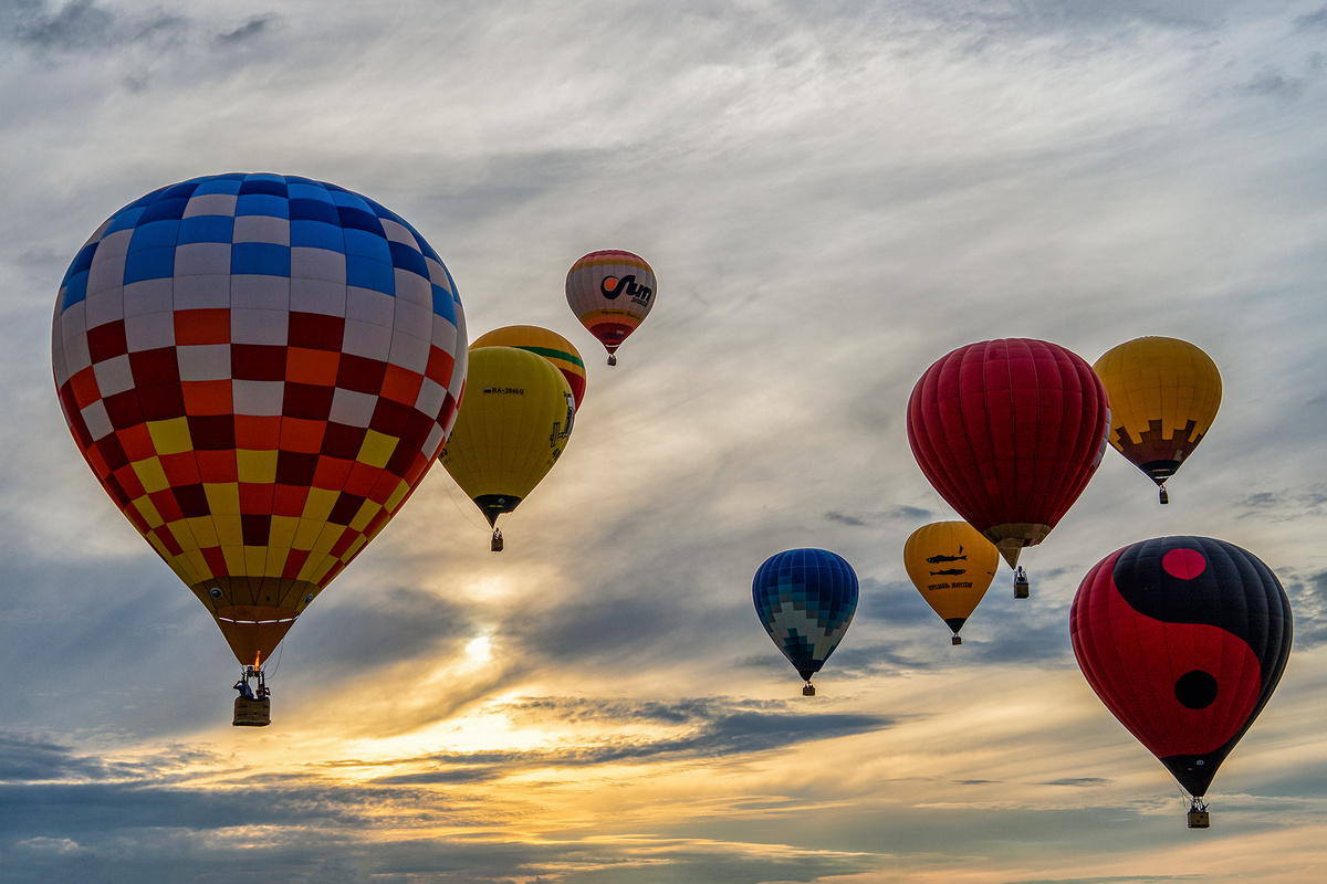 Фестиваль воздухоплавания "Золотое кольцо России" в Переславле-Залесском