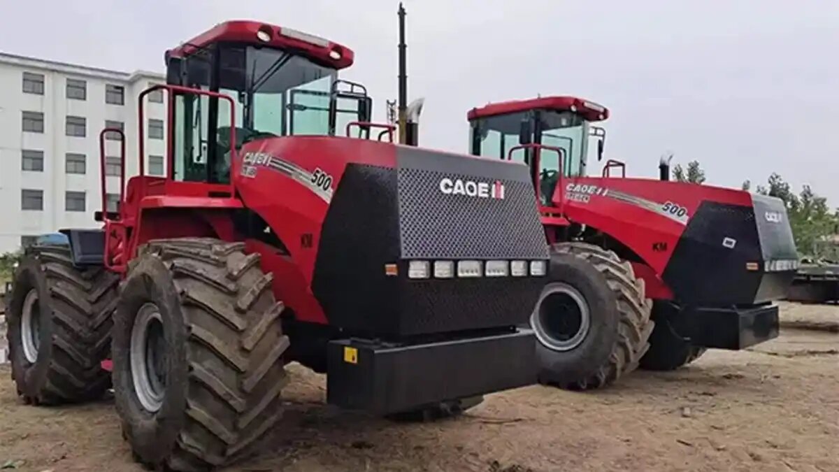 Фото: Фото взято с китайского маркетплейса alibaba.com
Внешний вид китайского трактора CAOE IH Steiger от Jiangsu World Agriculture Machinery