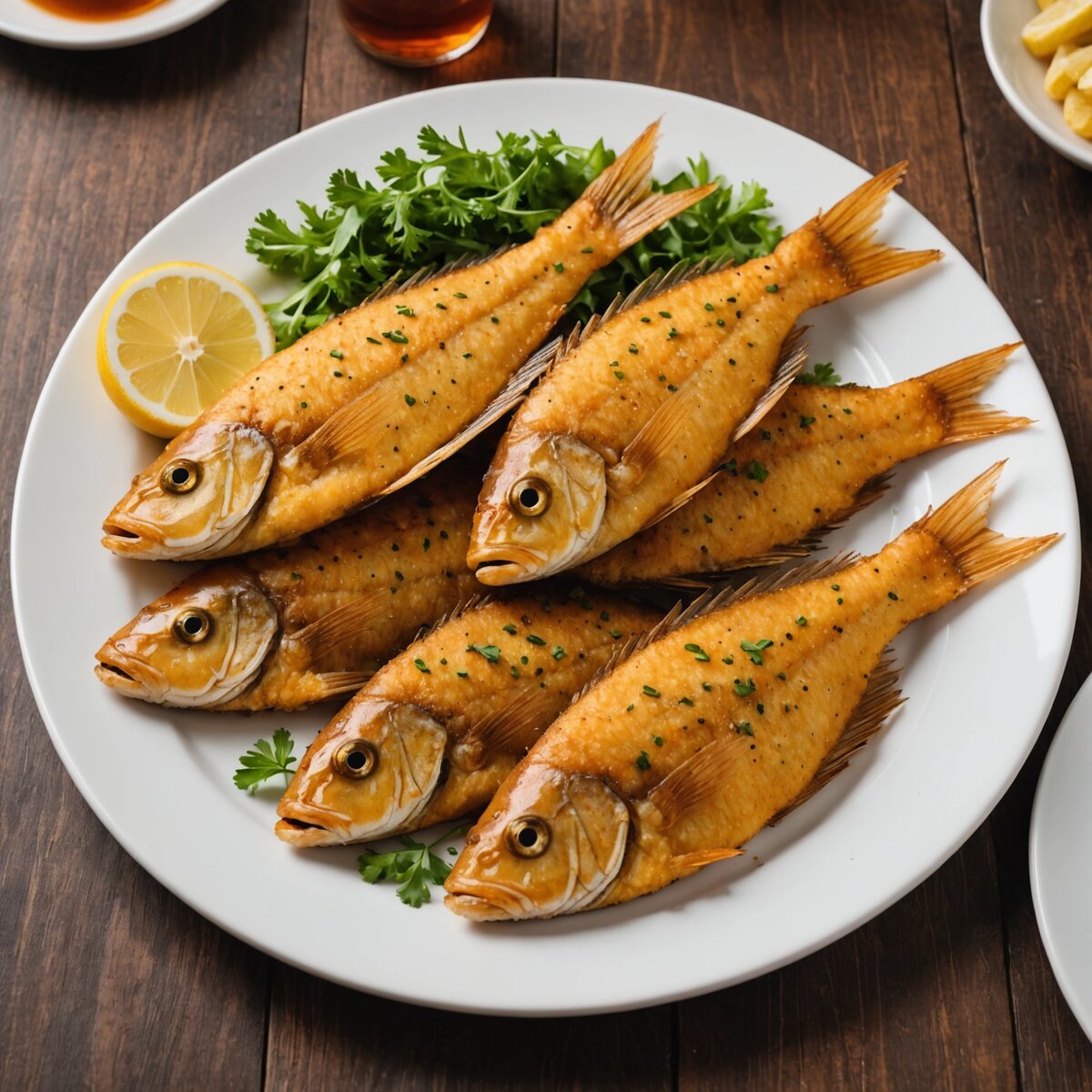 Картинка "Жаренная рыба"