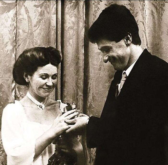 Михаил Турецкий с первой женой. / Фото: stuki-druki.com