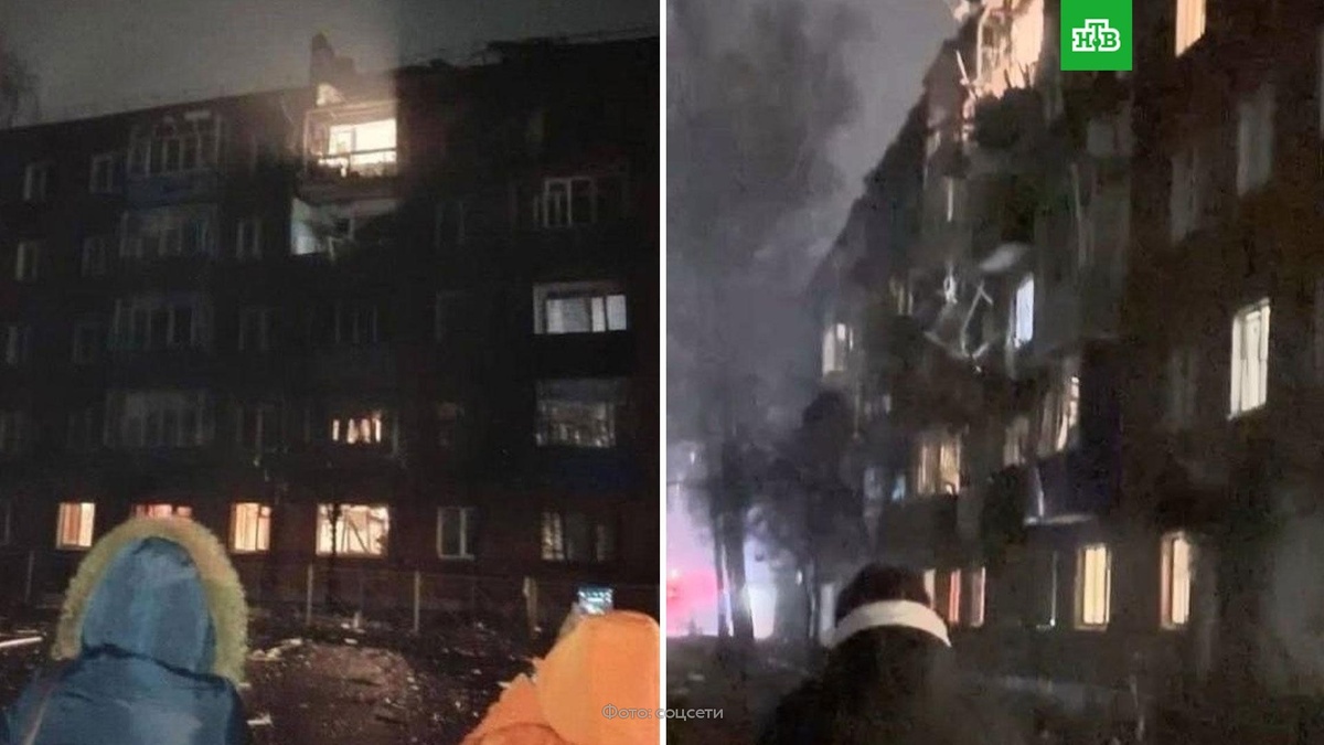    Украинские дроны врезались в многоквартирные дома в Тамбовской области