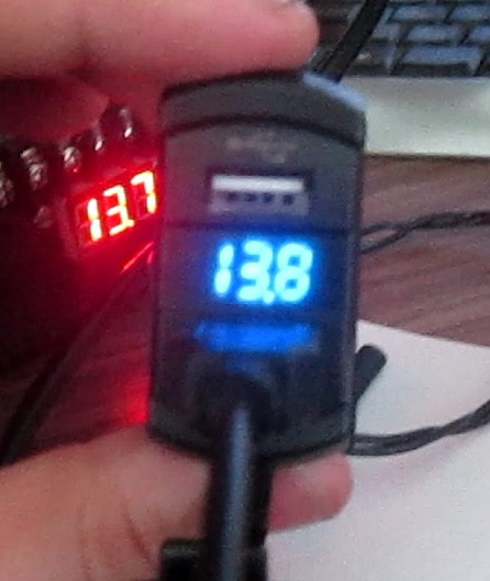 Уровень напряжения бортовой сети