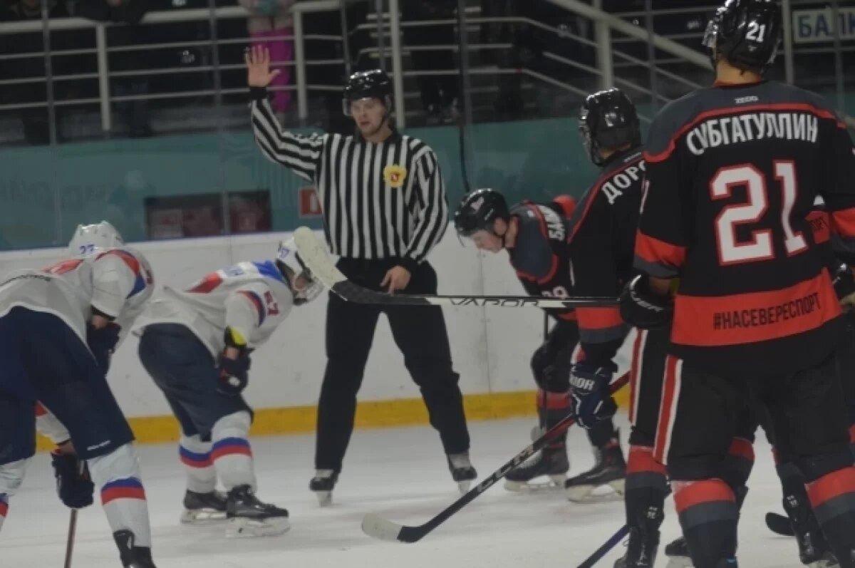    Хоккеисты «Арктики» дважды обыграли «Калугу» по буллитам