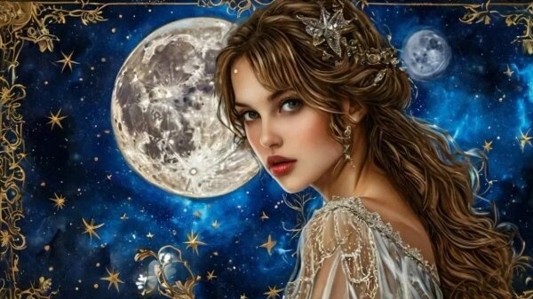 Подробный лунный календарь на январь 2025 года. Обложка © «Шедеврум»