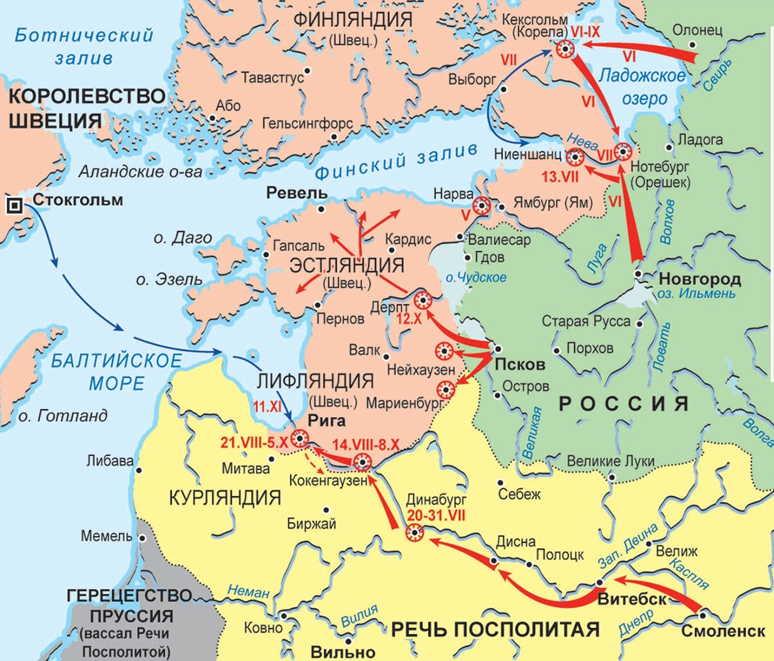 Русско-шведская война: компания 1656