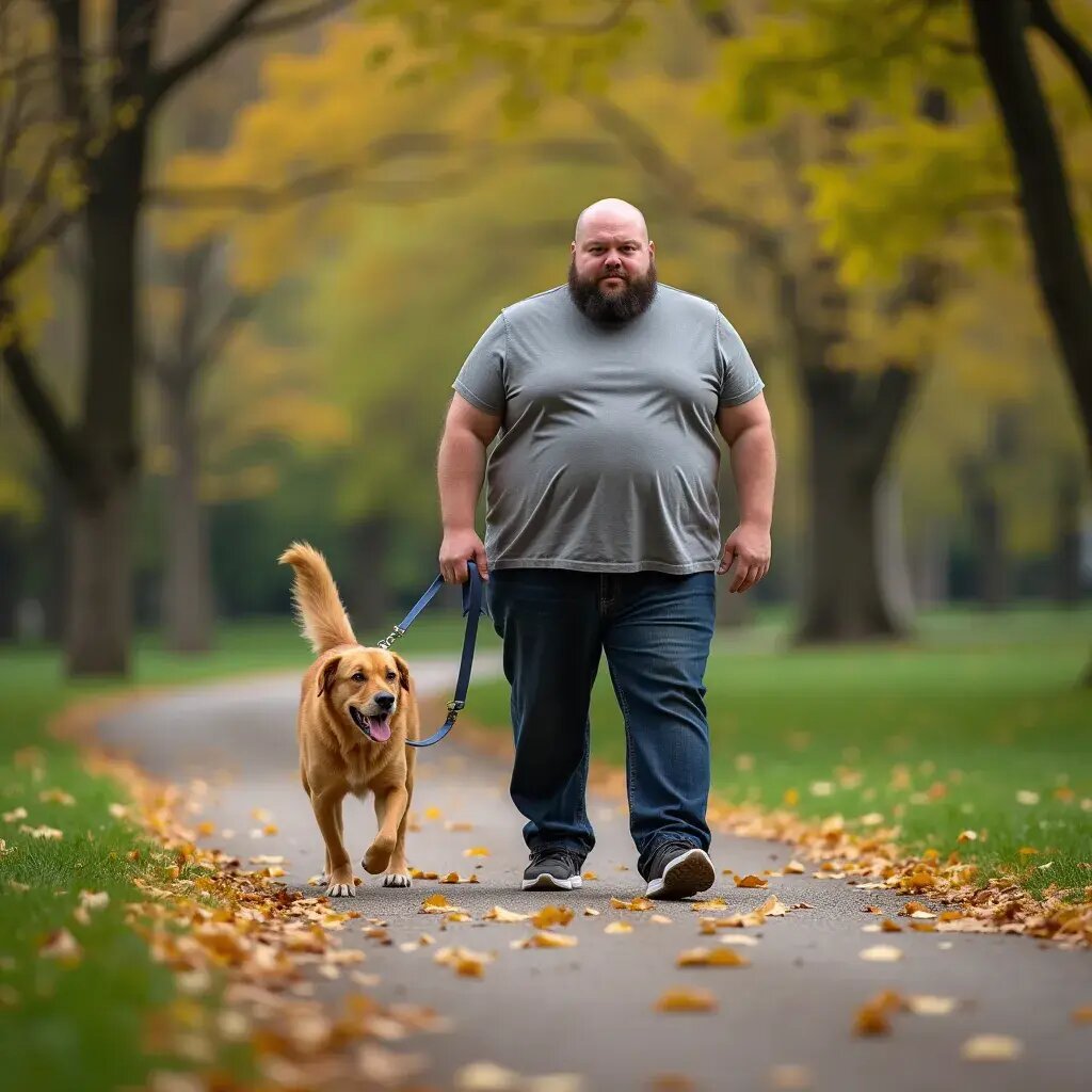 Прогулка с собакой