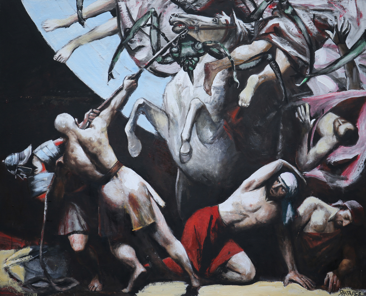 "Похищение" х.,м. Собрание семьи художника