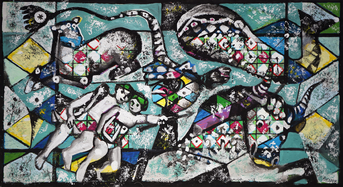 "Знаки зодиака. Весна" х.,м. Собрание семьи художника