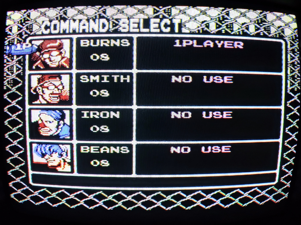 Фото сделаны мной. На фото игра "Contra Force". Оригинал игры "Contra Force" был разработан и издан Konami в 1992г. для NES. Программист Мицуо Такемото. Фото демонстрирует начальную заставку игры, а так же общий визуальный фон игры. Подробнее об этом рассказано в статье. Все материалы принадлежат правообладателям и размещены исключительно в информационных целях.