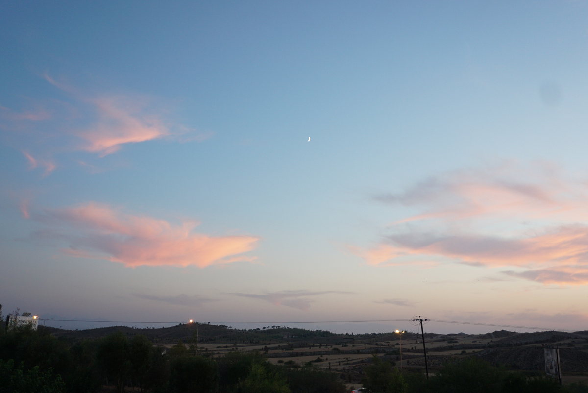 Декабрьский закат на Кипре