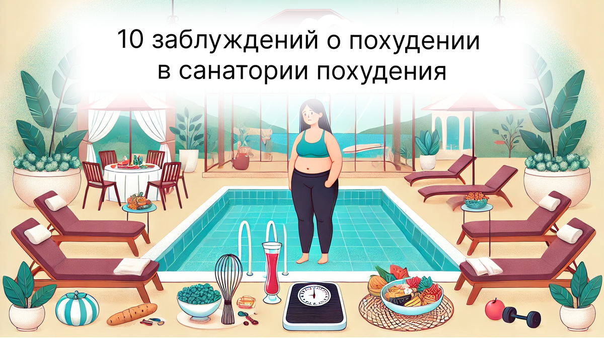 Десять заблуждений о похудении в санатории
