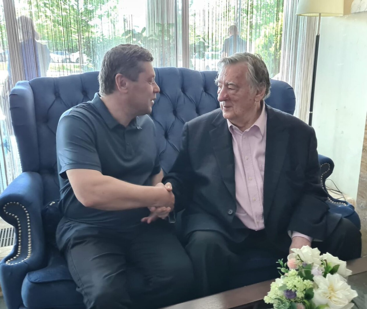 Сергей Каргашин c Александром Прохановым. Севастополь 2022, учреждение движения «Русская Мечта».