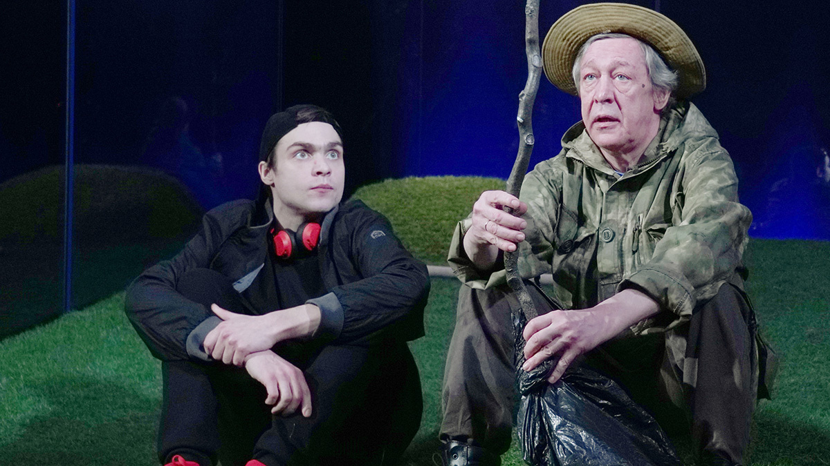 Сын Евгении Добровольской Николай Ефремов (на фото слева) и его отец Михаил Ефремов. Фото: Global Look Press