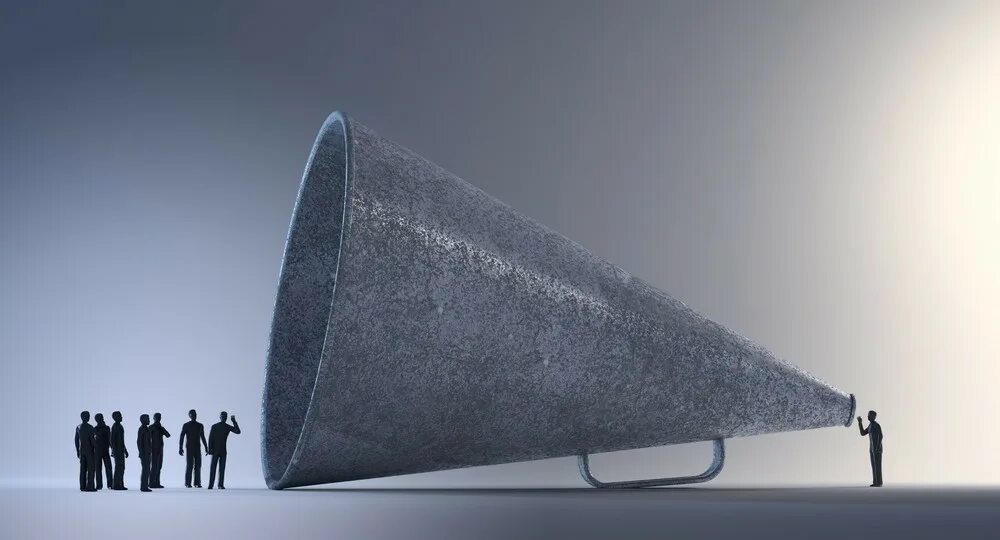 Рупор пропаганды на службе у застройщиков. Изображение взято из открытых источников