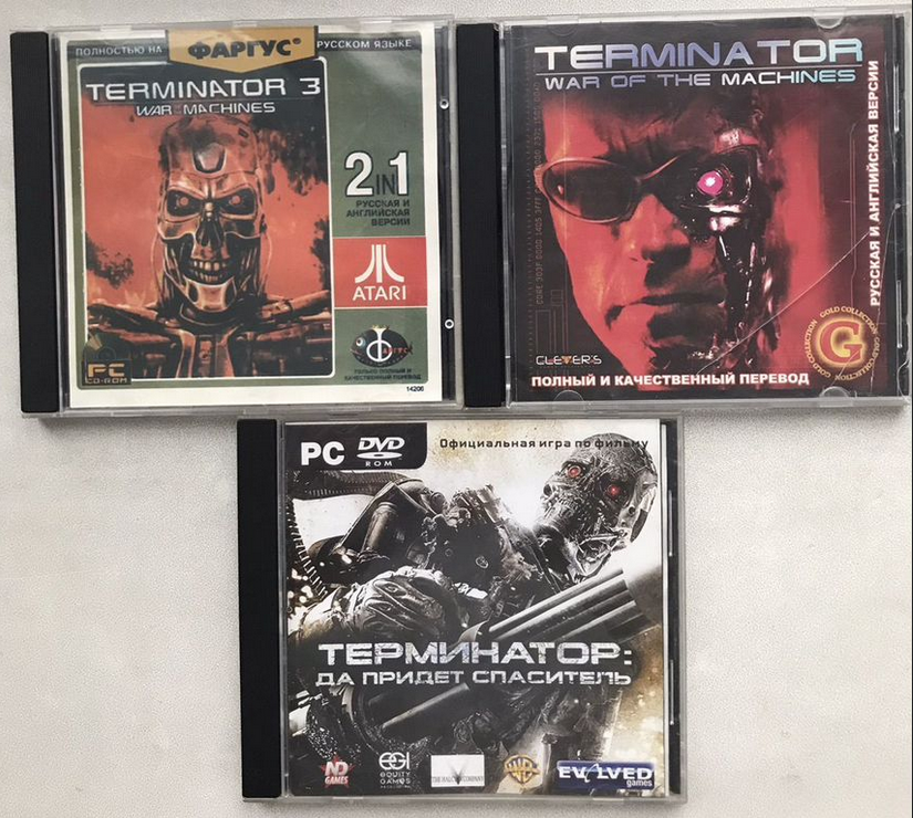 Серия отечественных ИЗДАНИЙ компьютерных игр Terminator