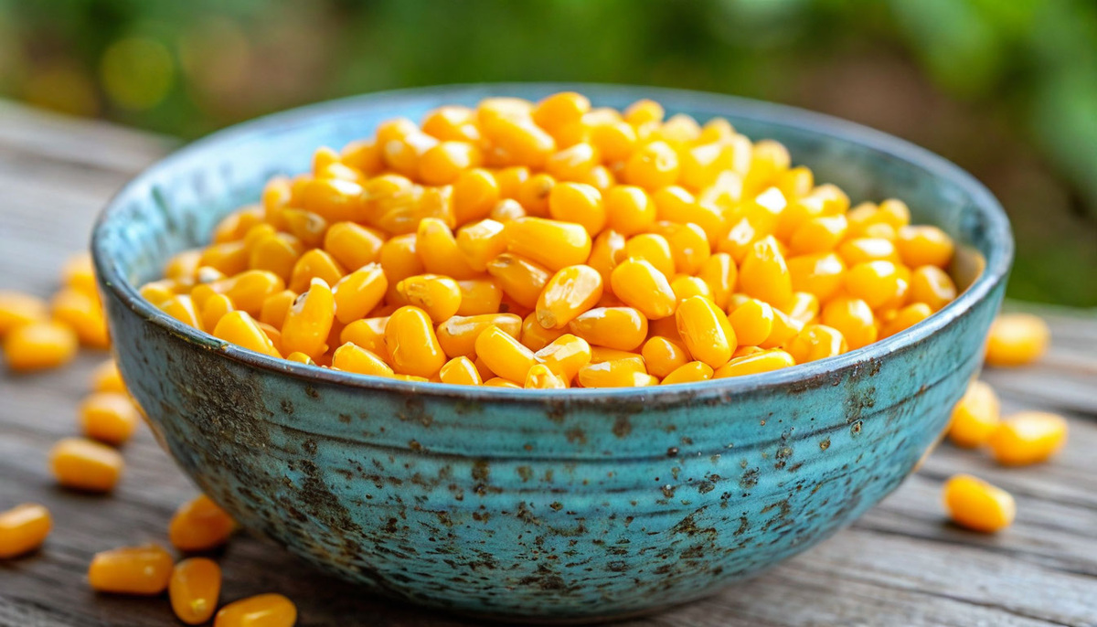 Знатное угощение для карпа - кукуруза