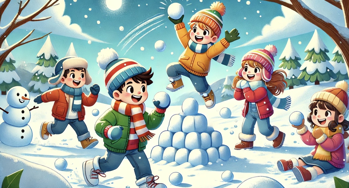 Игра в снежки