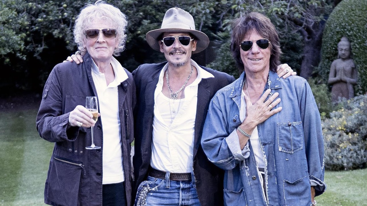 Иен Хантер, Джонни Депп и Джефф Бек