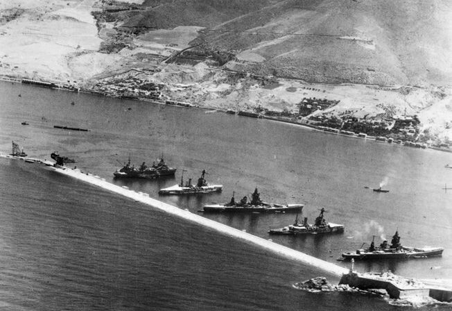 Французские линкоры в Мерс-эль-Кебир