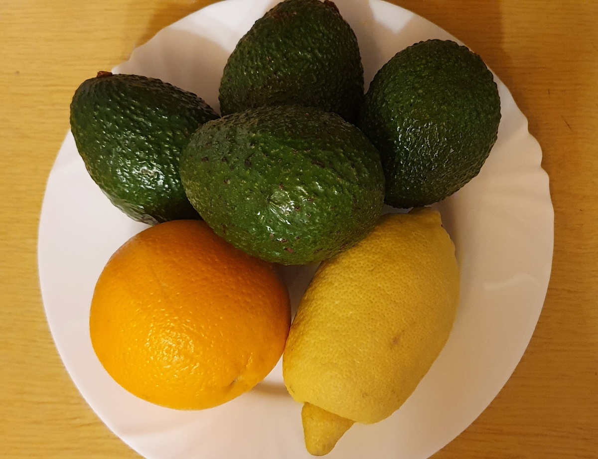 Полезные фрукты. Фото автора.