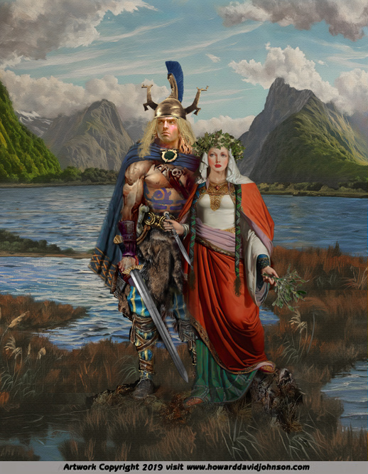 Брес сочетается браком с Бригид. Ничего демонического в нём нет, как видите. Вполне пристойно выглядит.