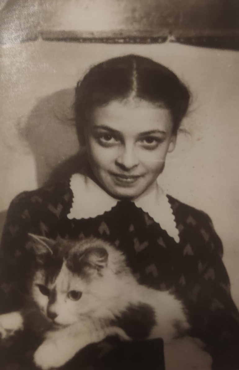 Я и кошка Белка.