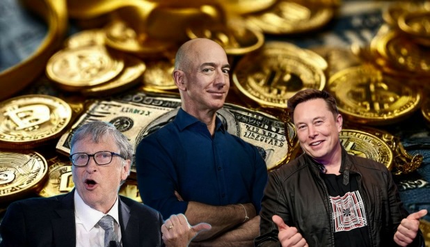 Илон Маск, Билл Гейтс, Джефф Безос
