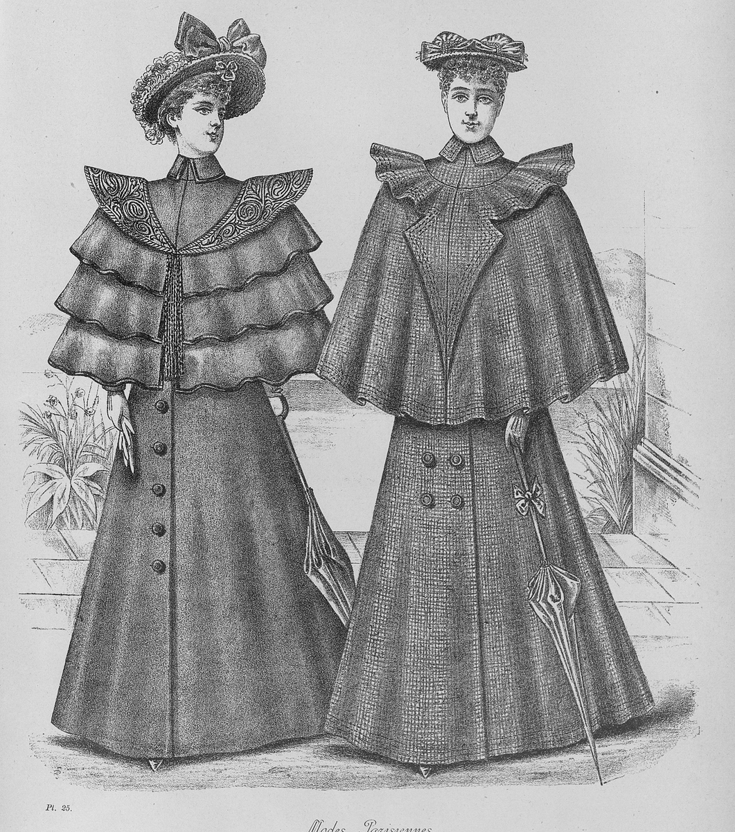 Иллюстрация из модного журнала, 1894. (с) Из частной коллекции