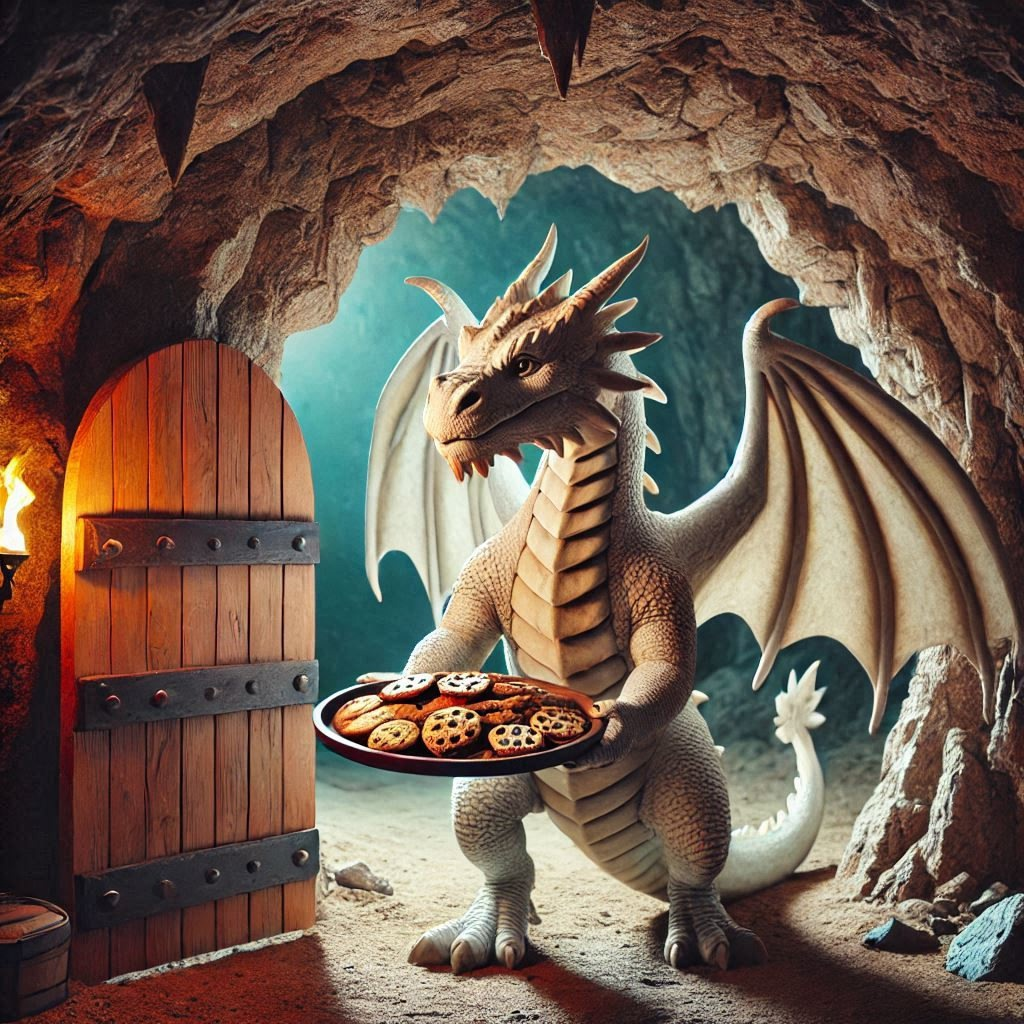 Всё в порядке, драконы любят печеньки.