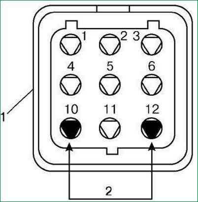 Диагностический разъём.
