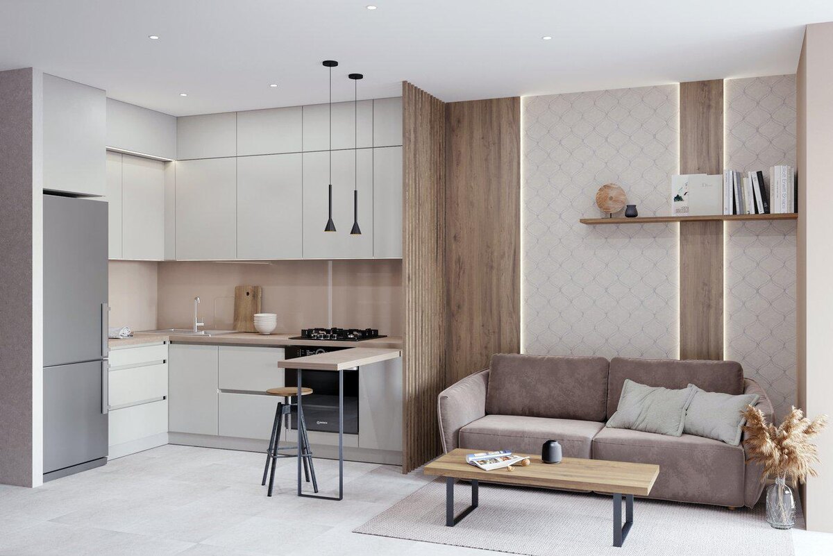 Минималистичный и светлый интерьер гарантированно привлечёт потенциальных жильцов.