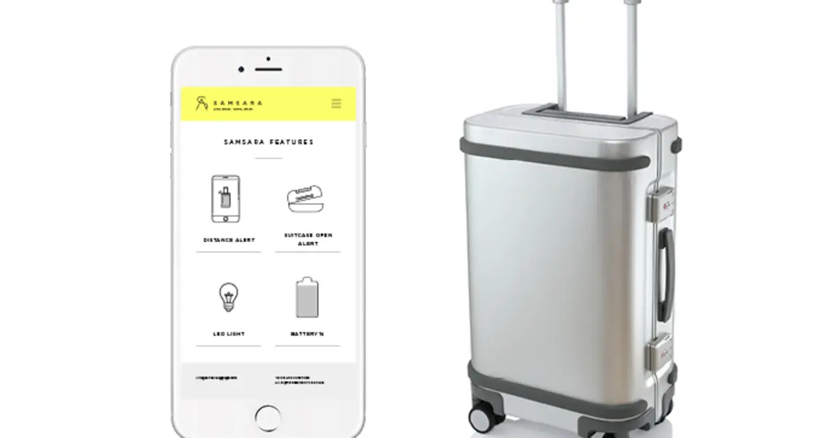 Samsara Smart Luggage
Samsara Smart Luggage
Samsara Smart Luggage
