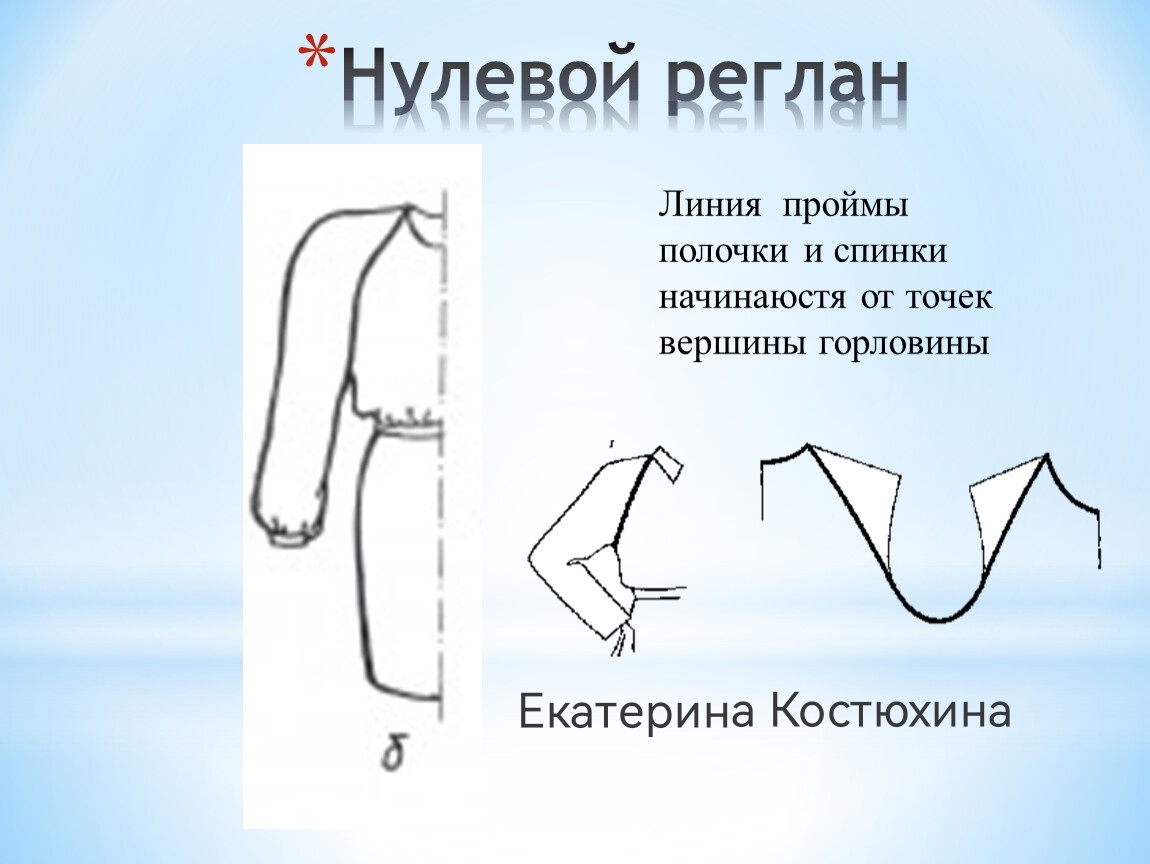 Визуально нулевой реглан  делает фигуру более стройной и изящной