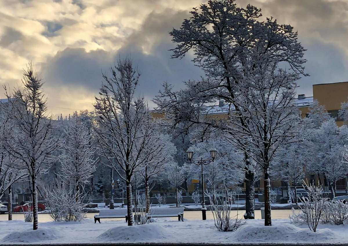 Зима в городе. Фото Е. Стоун