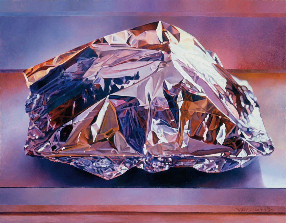 Мэри Пратт, "Рождественская индейка", 1980, мазонит, масло, 45,8 х 59,9 см, Галерея Роберта Маклафлина, Ошава.