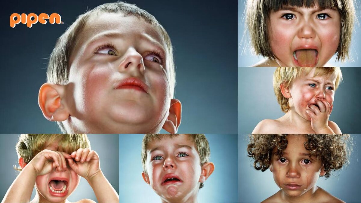 фотопроект "Плачущие дети" ("Crying Children") -  Джилл Гринберг