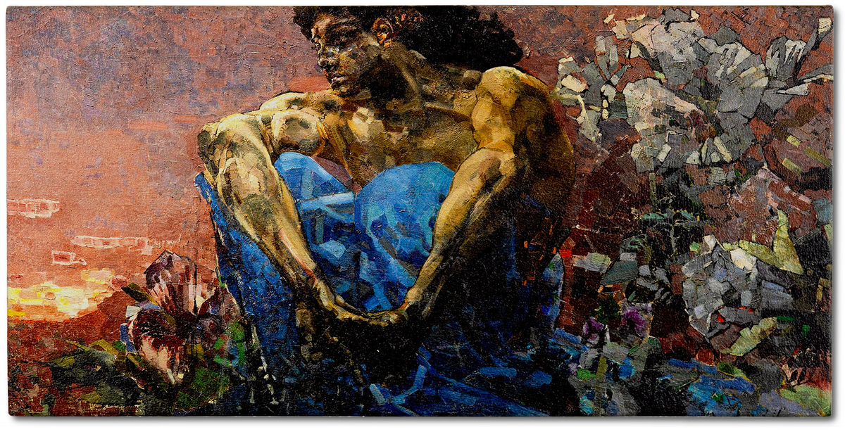 "Демон сидящий" Михаил Врубель