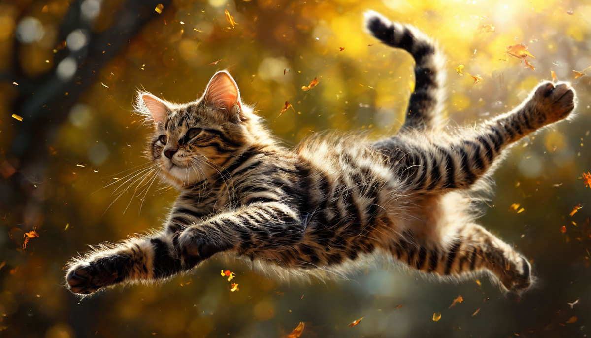 Завораживающий момент: как кошка корректирует своё тело в воздухе?