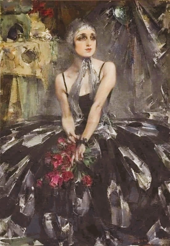 Николай Фешин "Балерина Вера Фокина" (1925)