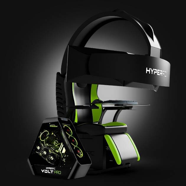 Готовые сборки оценят любители эксцентричных моделей. Например, у Station Pro от hyperPC кроме футуристичного корпуса есть игровой стул и кронштейн для монитора. В самой бюджетной комплектации такая сборка обойдется в миллион рублей