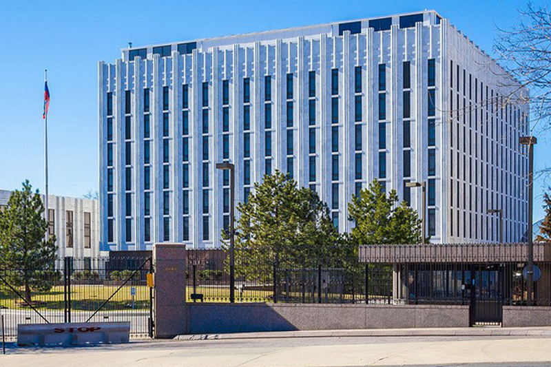    Здание посольства России в США / Источник: Washington.mid.ru