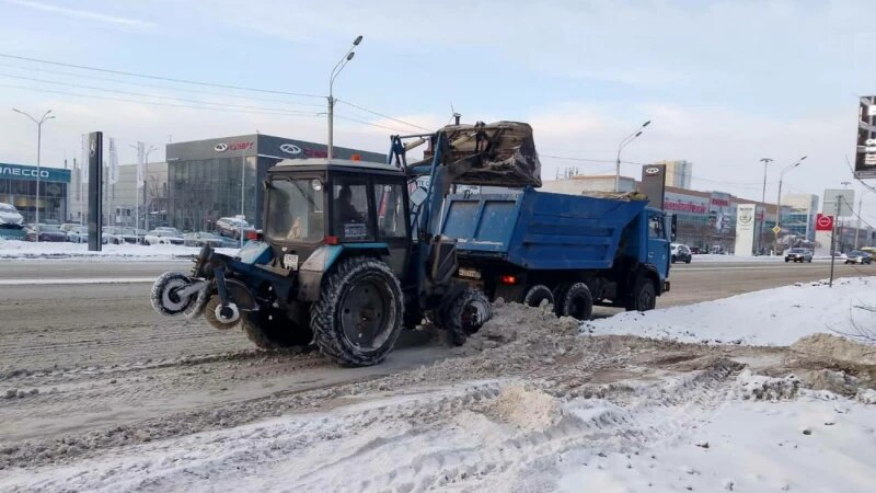     Уборка снега в Барнауле. Мэрия Барнаула