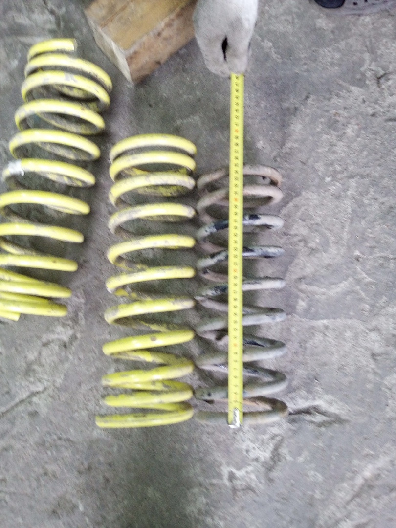 Сравнение севших стоковых пружин и Фобос +50