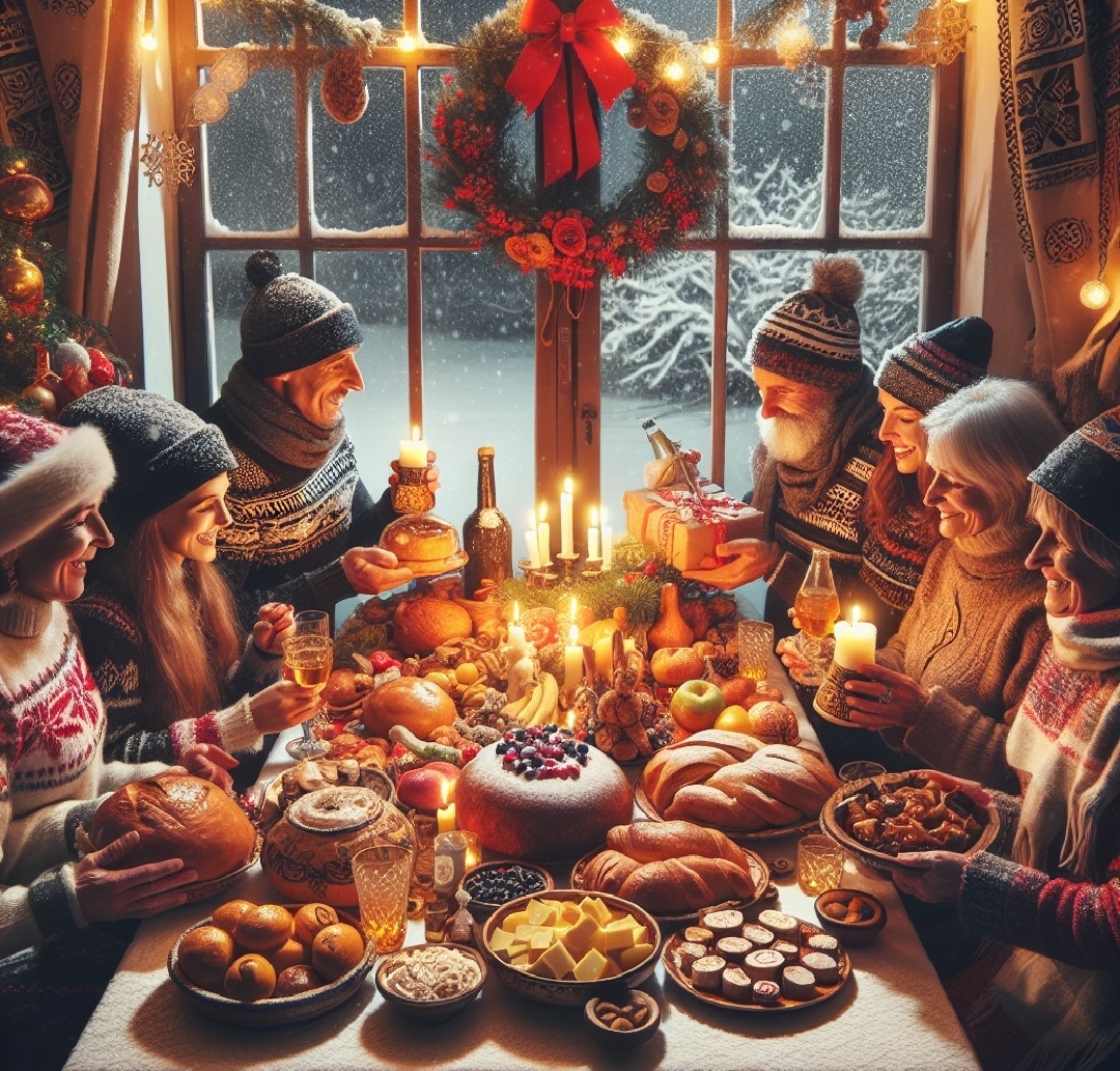 ИИ сделал мне картинку про Рождество