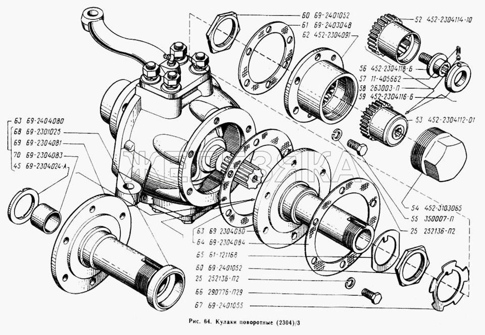 Запчасти на фото: 692401055, 692304083, 452230411201, 692304080, 4522304091 и другие