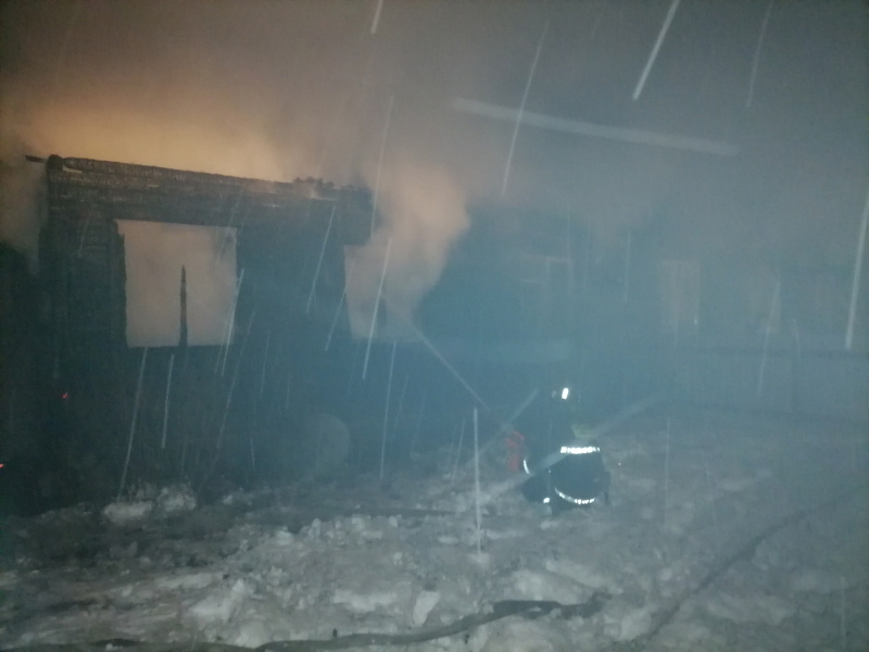    Труп обнаружен на пепелище в деревне КарелииГКУ РК "ОПС по Олонецкому району"